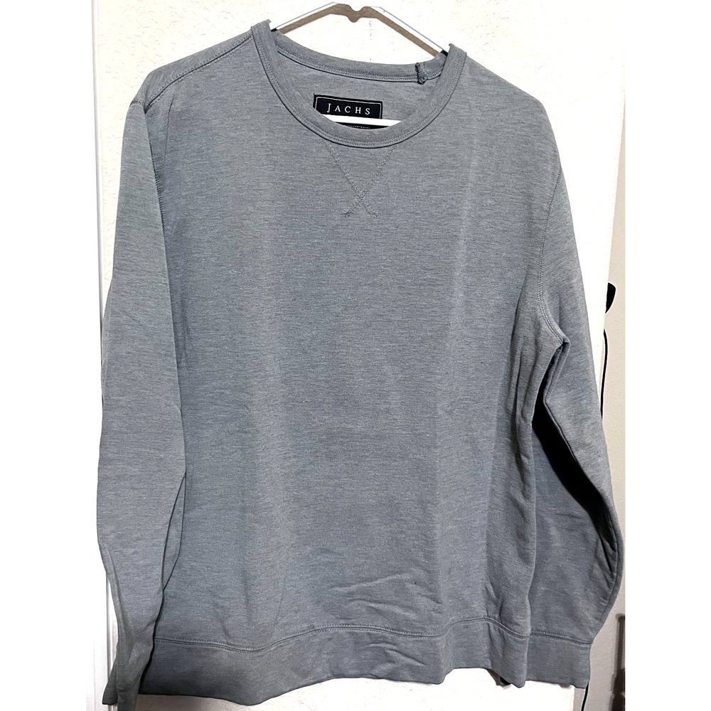 JACHS‎ New York Sweatshirt Ultra Soft Gray Mens large Crew Neck Pullover